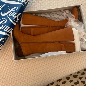 Lucky Brand Tan Leather Boots